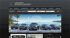 Desktop Screenshot of lowelincoln.com